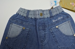 [ новый товар не использовался товар ] шорты (Classic Teddy 91T229 110cm джинсы голубой )