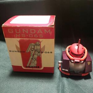 MOBILE SUIT GUNDAM MS-06S ZAKU GAS LIGHTER ( 機動戦士ガンダム MS-06S シャア専用ザク 胸像 ガスライター )