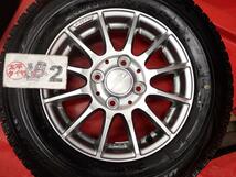 スタッドレス シュナイダーRAPIDE(ラピート)+ ブリヂストン ブリザックVRX [ 145/80R13 ] 9/8.5分山★　軽自動車全般に　stwt13_画像6