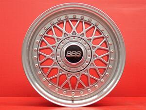 単品 社外 ホイール 1本 BBS RM RM002 ★ 6.5J-15 PCD100 4穴 +33 ハブ57 ★ 当時物 未装着品！ ja15