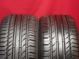 タイヤ2本組 《 コンチネンタル 》 コンチスポーツコンタクト 5 [ 205/50R17 89V ] 9.5分山★ SX4 クロス インプレッサ アクセラ n17