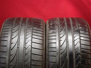 タイヤ2本組 《 ブリヂストン 》 ポテンザ RE050A [ 255/40R17 94Y ] 8.5分山★ Z32 スープラ RX7 n17