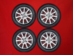 スタッドレス 10スポークタイプ1P+ トーヨー iceFRONTAGE [ 155/65R13 ] 9.5/9分山★ モコ ピノ ライフ トゥデイ eKワゴン　stwt13