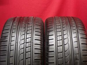 タイヤ2本組 《 ピレリ 》 PZERO ロッソ [ 255/45R18 99Y ] 8.5分山★ ベンツSクラス CLクラス n18