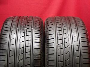 タイヤ2本組 《 ピレリ 》 PZERO ロッソ [ 255/45R18 99Y ] 9分山★ ベンツSクラス CLクラス n18