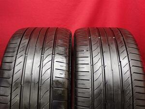 タイヤ2本組 《 コンチネンタル 》 コンチスポーツコンタクト 5 [ 255/40R18 95Y ] 8.5分山★アウディ RS4 RS6 S6 BMW M3 M4 n18