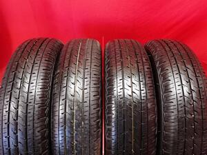 中古タイヤ 145/80R12 80/78N 4本セット ブリヂストン エコピア R710A BRIDGESTONE ECOPIA R710A 9分山★n12 商用車6PR エブリィ NV100