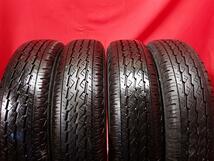 中古タイヤ 145/80R12 80/78N 4本セット ブリヂストン K370 BRIDGESTONE K370 9分山★n12 商用車6PR エブリィ NV100 クリッパー ミニキャブ_画像1