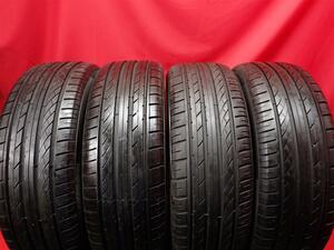 中古タイヤ 195/55R16 91V 4本セット ハイフライ HF805 HIFLY HF805 8分山★n16 フィールダー プリウス ウィングロード キューブ フィット