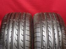 タイヤ2本組 《 ヨコハマ 》 ブルーアース RV-02[225/55R19 99V]9.5分山★ミニバン CX5 トヨタ ハリアー n19_画像1