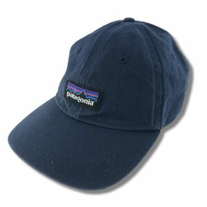 《良品◎》Patagonia パタゴニア★ワンポイント*キャップ*帽子*アウトドア*ネイビー(AC916)◆YP