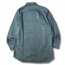 《良品◎》Munsingwear マンシングウェア★総柄デザイン*カジュアルシャツ*スポーツ*ゴルフ*ライトブルー*サイズL(MA5310)◆S60_画像2