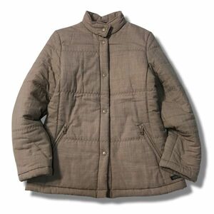 《良品◎》AIGLE エーグル★スタンドカラー*中綿*ブルゾンジャケット*アウトドア*ライトブラウン*サイズM(LW1177)◆S80