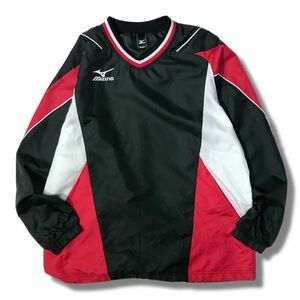 《良品◎》Mizuno ミズノ★ワンポイント*デザインピステ*スポーツ*ブラック*サイズM(MA5368)◆YP