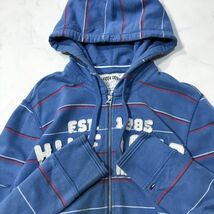 《オススメ◎》TOMMY HILFIGER トミーヒルフィガー★ワッペンデザイン*フーデットジップアップパーカー*ライトブルー*サイズM(MA5403)◆S60_画像3