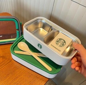 お弁当箱 海外限定スタバ　スターバックス お弁当箱 1400ML B