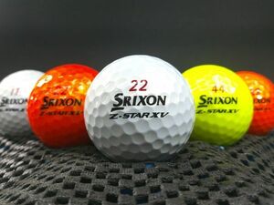 [K1F-05C] SRIXON Z-STAR XV DIVIDE 2021年モデル カラー混合 16球 スリクソン ゼットスター ディバイト ツートンカラー ロストボール