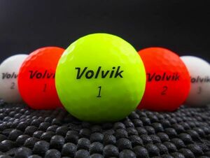 [K1F-06A] Volvik VIVID 2020年モデル マットカラー混合 30球 ヴィヴィッド マットフィニッシュ ロストボール