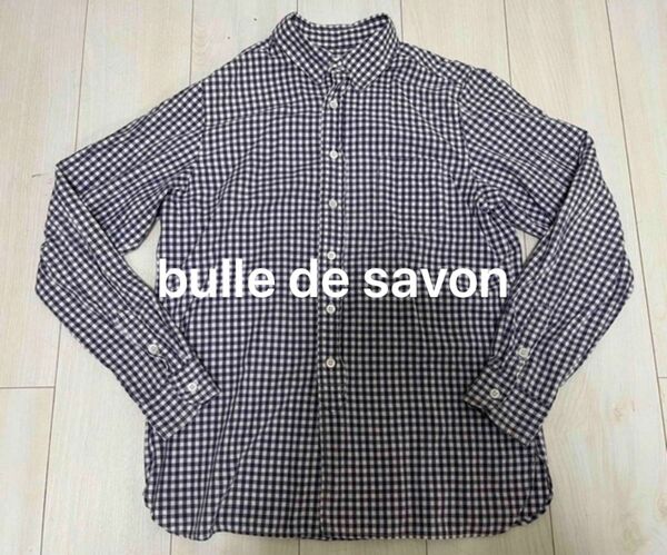 bulle de savon ギンガムチェックシャツ　美品