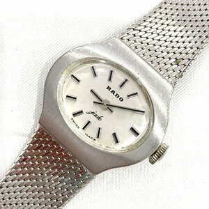 1スタ★【稼働品】RADO　jade　5516　腕時計　手巻き　オーバル　アナログ　2針　レディース　Y2311-523