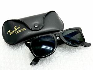 ♪ ビンテージ レイバン B＆L RAY-BAN USA WAYFARER 5022 ウェイファーラー 黒縁サングラス