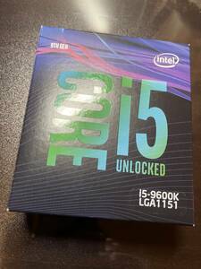 Intel Corei5-9600K CPU BOX Windows10環境にて動作確認済み 箱あり