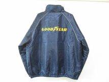 送料無料 ビッグサイズ 非売品 未使用 GOODYEAR グッドイヤー ZEAⅡ ロゴ刺繍 中綿 ワークジャケット ネイビー サイズ３Ｌ タイヤクルー用_画像2