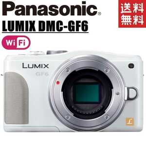 パナソニック Panasonic LUMIX DMC-GF6 ボディ ホワイト ミラーレス 一眼レフ カメラ 中古