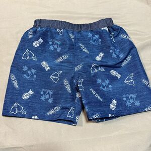 イオン トップバリュ 水着 海水パンツ スイムウェア 120cm 紺色 ネイビー 新品 未使用 男児 男の子 