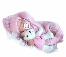 リボーンドール　赤ちゃん人形　リアル赤ちゃん　ベビー　　17インチ　43cm フルセット　かわいい眠り顔モデル　幼児　本物思考製造_画像5