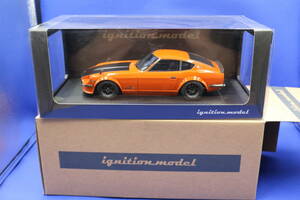 35-28 [現状品][状態難あり]ignition model 1/18 Nissan Fairlady Z432-R (PS30) Orange