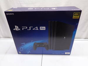 25-10　PS4　本体　PlayStation 4 Pro ジェット・ブラック 1TB　CUH-7000BB01