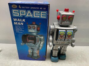 未使用/保管品/SPACE WALKMAN/スペース ウォークマン/ロボット/レトロ玩具/ブリキ