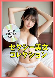 【高画質】画像80枚入CD-R1枚　グラビア「セクシー下着美女コレクション」AI美女写真集　イラスト　かわいい　セクシー（shitagi01）