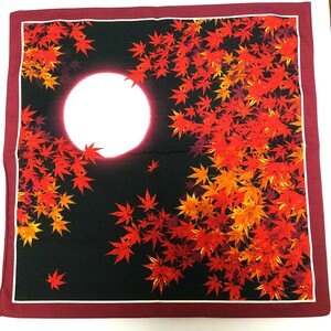 5966 cotton small furoshiki [ japanese autumn * month .. leaf ]50cm-