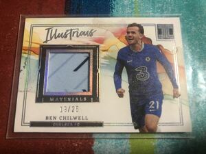 19/25 ベンチルウェル PANINI IMPECCABLE SOCCER M IllusTrious MATERIALS CHELSEA BEN CHILWELL チェルシー メモラビリア