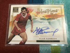 09/10 アランケネディ PANINI IMPECCABLE SOCCER IllusTriousInk LIVERPOOL ALAN KENNEDY リヴァプール 直筆サインカード