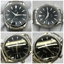 1円～/OMEGA/オメガ/Seamaster/シーマスター/アクアテラ/Ref.25175000/デイト/箱・付属品付/クォーツ/メンズ腕時計/稼動品/ジャンク/T081_画像6