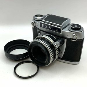 1円～/EXA・1a/レンズ付/Tessar/50mm/F2.8/フィルムカメラ/一眼レフ/マニュアルフォーカス/シャッターOK/ジャンク/I212