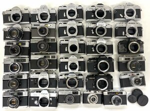 1円～/MINOLTA/CANON/PENTAX/PETRI/etc.../一眼レフカメラ/フィルムカメラ/MF/30点/まとめ/中古/大量/ジャンク/HM029