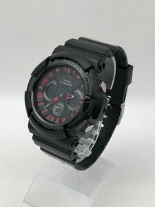 CASIO/カシオ/G－SHOCK/Gショック/SHOCK RESIST/GA-200SH/デジアナ/レッド×ブラックカラー/20BAR/クォーツ/メンズ腕時計/ジャンク/T101