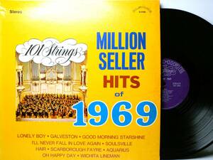 LP S-5185 MILLION SELLER HITS OF 1969 / HAIR / LONELY BOY / GALVESTON 【8商品以上同梱で送料無料】