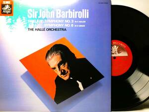 LP EAC-50050 サー・ジョン・バルビローリ　シベリウス　交響曲　第３番　第６番　ハルレ管弦楽団 【8商品以上同梱で送料無料】