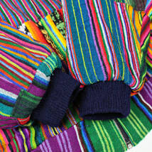 南米 グアテマラ ジャケット パッチワークブルゾン XLサイズ位 ビッグシルエット 民族柄 エスニック ペルー メキシカン ビンテージ_画像6