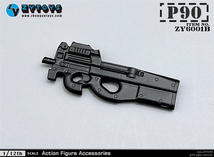 ZYTOYS ZY6001B 1/12スケール銃火器セット 無塗装版 M4/M4A1/MP5A5/MP5SD6/M79/M1887/P90/AK47/AKS47 9種 銃 ライフル ショットガン _画像8