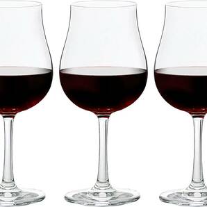 3脚セット 強化ガラスで普段使いに◎ブルゴーニュ用グラス ワイングラス アデリア 赤ワイン ピノノワール 普段使い プレゼントの画像2
