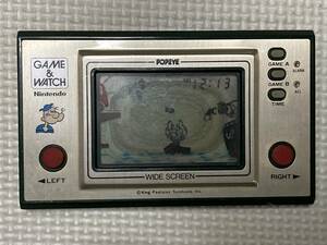 任天堂 ゲームウォッチ POPEYE ポパイ 動作品 当時物