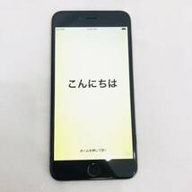 1円 初期化済み ジャンク iPhone6 plus 128GB au 利用制限◯ A1524 NGAC2J/A バッテリー90% スペースグレイ _画像1