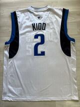 【美品】 NBA KIDD ＃5 ジェイソン・キッド DALLAS ダラス・マーベリックス adidas アディダス ユニフォーム ジャージ バスケ XL　美品　白_画像3