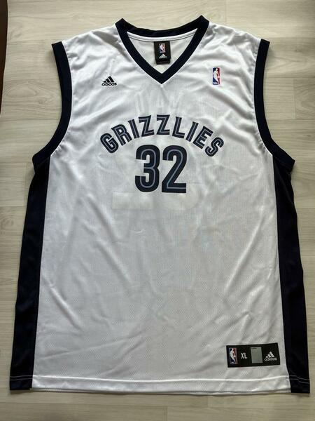 【希少】 NBA GRIZZLIES ★ O.J.メイヨ MAYO #32 グリズリーズ adidas アディダス ユニフォーム ジャージ バスケ XL　美品　シャツ